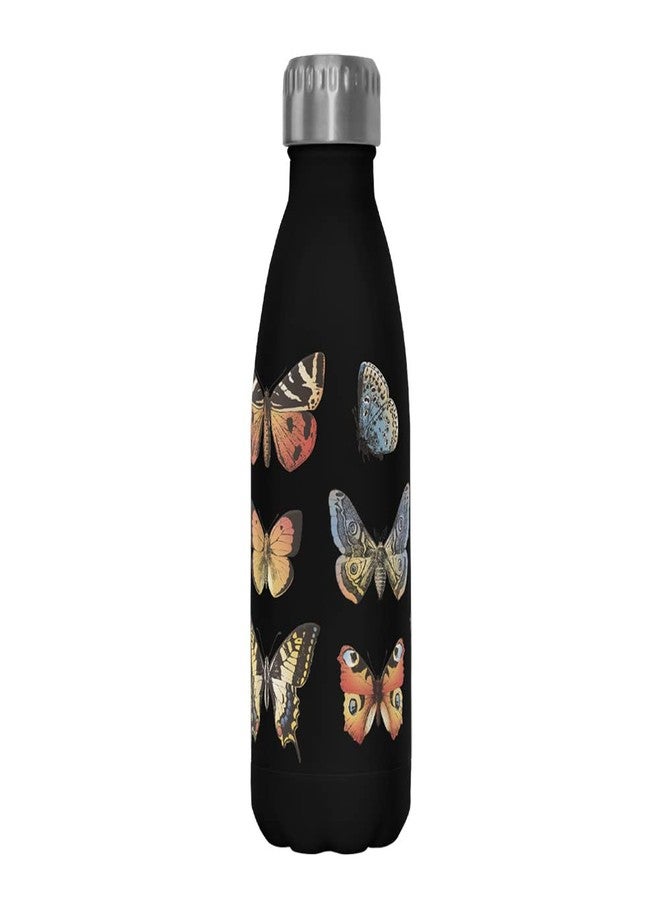 Fifth Sun Lepidopterology No Text 17 oz Stainless Steel Water Bottle, 17 Ounce, Multicolored - Image 2